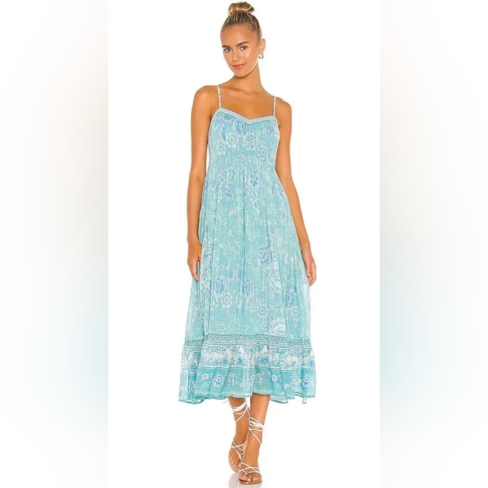 Spell Mystic Strappy Dress (Revolve blue) - Picture 1 of 8